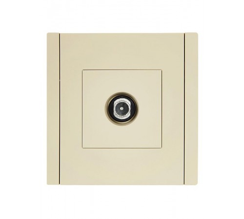 FORTE&PIANO Розетка TV проходная FP429 ваниль  FP-A10-P-K10  IEK