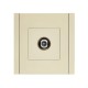 FORTE&PIANO Розетка TV проходная FP429 ваниль  FP-A10-P-K10  IEK