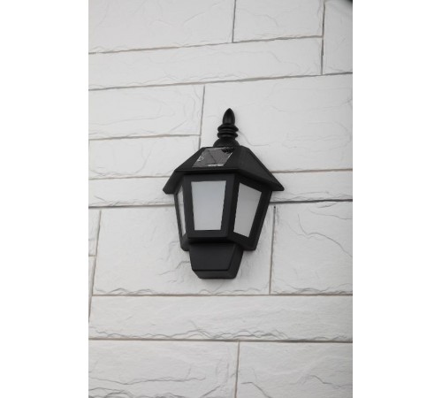 ERAFS08-36 Фасадный светильник Фонарь,2 режима(огонь,холодный свет),на солн. бат.,40LED,7lm  Б0044250  ЭРА