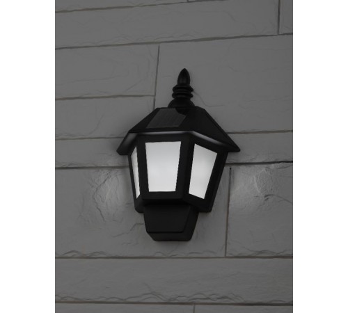 ERAFS08-36 Фасадный светильник Фонарь,2 режима(огонь,холодный свет),на солн. бат.,40LED,7lm  Б0044250  ЭРА