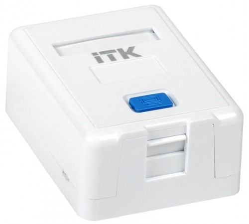 Корпус настенной розетки для 1 мод. Keystone Jack  CS2-012  ITK