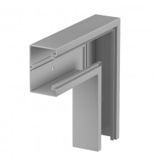 Плоский угол кабельного канала Rapid 80 70x110 мм (ПВХ,серый) (GK-F70110GR)  6274326  OBO Bettermann