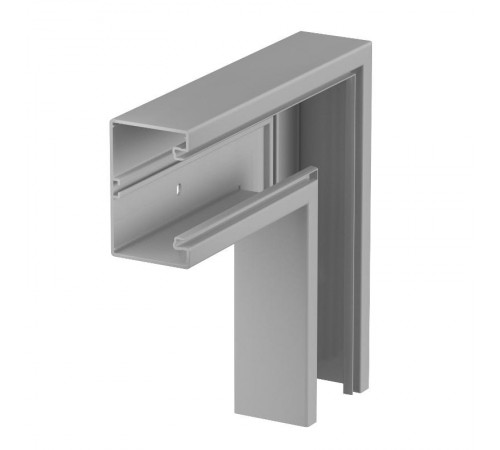 Плоский угол кабельного канала Rapid 80 70x110 мм (ПВХ,серый) (GK-F70110GR)  6274326  OBO Bettermann
