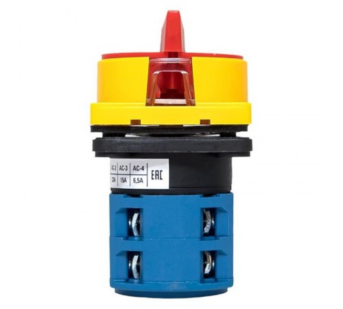 Переключатель кулачковый ПК-1-22 25А 2P "1-0-2" с блокировкой IP65  PROxima pk-1-22-25-a65 EKF