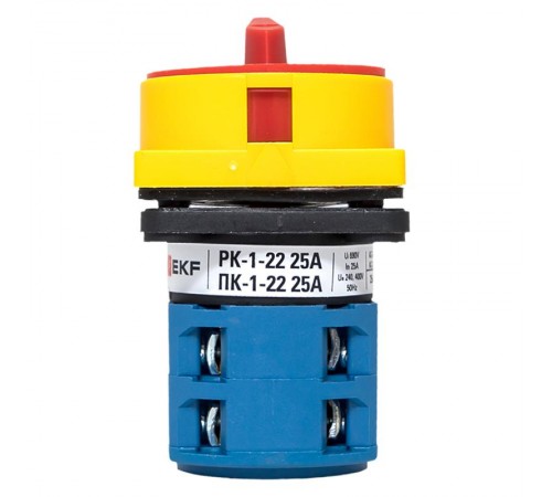 Переключатель кулачковый ПК-1-23 25А 3P "1-0-2" с блокировкой IP65  PROxima pk-1-23-25-a65 EKF