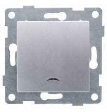 Ugra Выключатель 1кл. (инд), СУ , 10А, 250В, серебро  С11В18-004  GUSI Electric