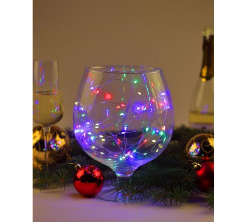 Гирлянда светодиодная  Нить 5 м мультиколор, на эл.пит.АА  ENIN -5NM   IP20 (100/2500)  Б0047959  ЭРА