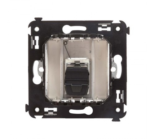 USB 3.0 розетка одинарная в стену, тип А-А, "Avanti", "Закаленная сталь"  4404303  DKC