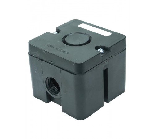 ПКЕ 222-1 У2, 10А, 660В, 1 элемент, чёрный цилиндр, накладной, IP54, пост управления (ЭТ)  ET519075  Электротехник