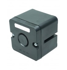 ПКЕ 222-1 У2, 10А, 660В, 1 элемент, чёрный цилиндр, накладной, IP54, пост управления (ЭТ)  ET519075  Электротехник