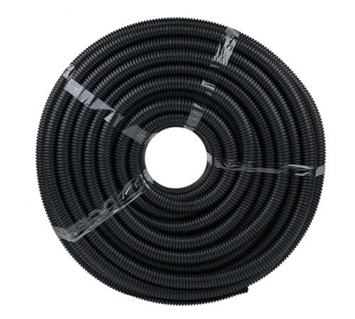 Труба гофр. FRHF с зондом d25мм (75м) черная Plast EKF PROxima  FRHF-25  EKF