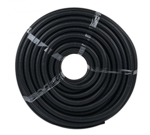 Труба гофр. FRHF с зондом d25мм (75м) черная Plast EKF PROxima  FRHF-25  EKF