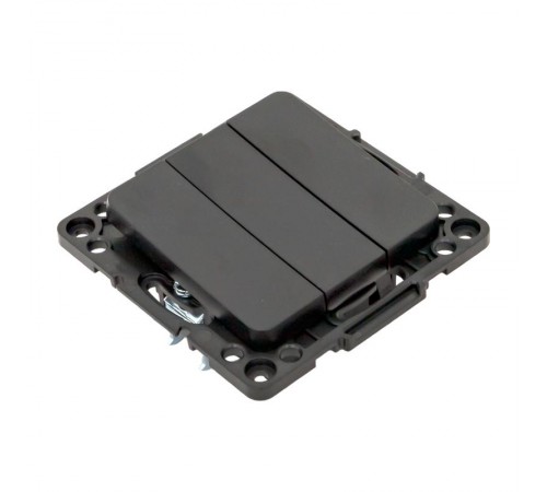 Стокгольм Механизм Выключателя 3-кл. 10А черный EKF PROxima  EZV10-024-10  EKF