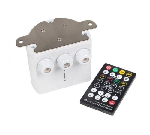 Микроволновый датчик движения бел. для высоких потолков 2000Вт 360гр. 30м IP65 MW-707  dd-mw-707  EKF