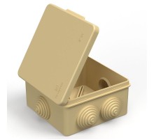 Коробка распределительная 40-0302-1001 для о/п безгалогенная (HF) сосна 100х100х50 (60шт/кор) IP55  40-0302-1001  Промрукав