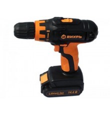 Дрель-шуруповерт аккумуляторная ДА-14,4Л-2К  72/14/8  ВИХРЬ