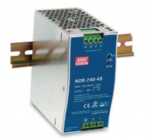 Источник питания на DIN-рейку 24 В,10 А,240 Вт, MEANWELL, I класс защиты, 63х125х113 мм  NDR-240-24  VARTON