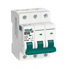 Выключатель автоматический без теплозащиты трехполюсный ВА-103М 3P 50А характеристика D 6кА  12561DEK  Dekraft
