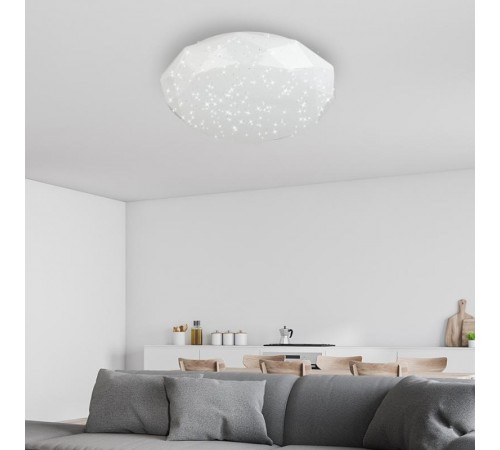 Светильник светодиодный декоративный бытовой (SPB-6) SPB-6 "Sparkle" 24-6,5K Светодиод. св-к 24Вт 6500К 154  Б0034980  ЭРА