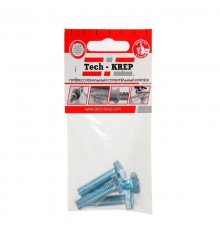 Болт DIN933 с шестигранной головкой оцинк. М8х30 (4 шт) - пакет ( 0,063 кг)  102970  Tech-KREP