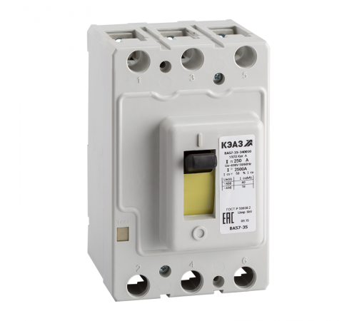 Выключатель автоматический ВА57-35-340010-160А-500-690AC-УХЛ3-АЭС  120713  КЭАЗ