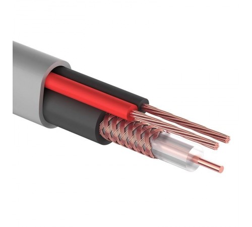 Кабель КВК-В-2+2x0,75 мм (Cu/CCA) (96) белый (бухта 200 м) PROconnect  01-4108  PROconnect