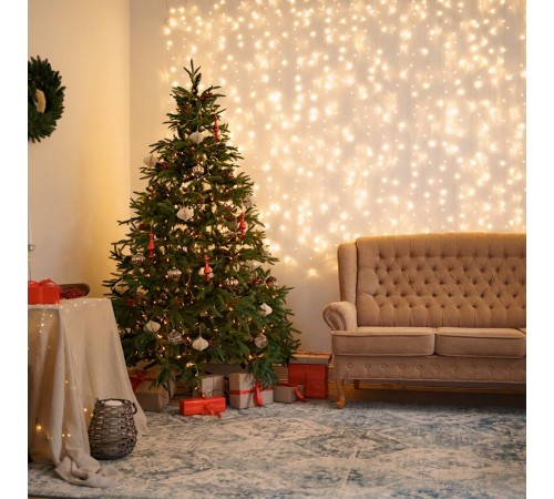 Светодиодная гирлянда CL02 линейная 2м +1.5м 230V 2700K c питанием от сети  32283  Feron