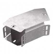 Угол горизонтальный 45 градусов с крышкой Стандарт 100х80  PR16.0424  Промрукав