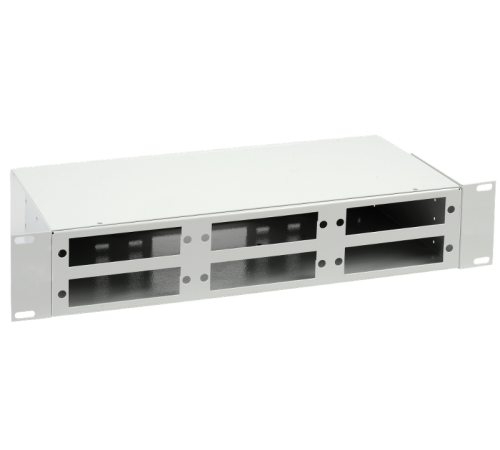 Оптический распределительный кросс 2U до 48 портов (без планок, под 8п-3шт)  FOBX48-2U-000  ITK