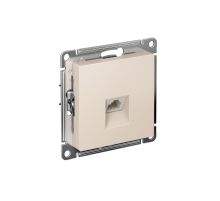 AtlasDesign Бежевый Розетка компьютерная RJ45, кат. 6A, механизм  ATN000286  SE