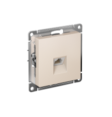 AtlasDesign Бежевый Розетка компьютерная RJ45, механизм  ATN000283  SE