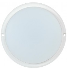 Светильник светодиодный пылевлагозащищенный для ЖКХ светодиодный ДПО 4002 12Вт 4000К IP54 круг белый пластик опал  LDPO0-4002-12-4000-K01  IEK