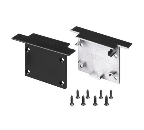 Заглушка SL-LINIA49M-FS BLACK (Arlight, Пластик)  036989  Arlight