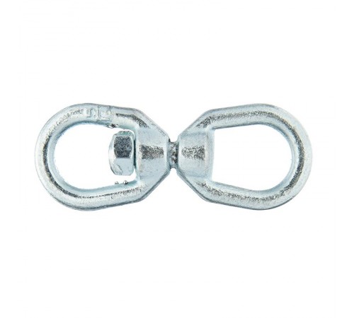 Вертлюг петля-петля оцинк. 16мм (1 шт) - ярлык ( 0,005 кг)  112756  Tech-KREP