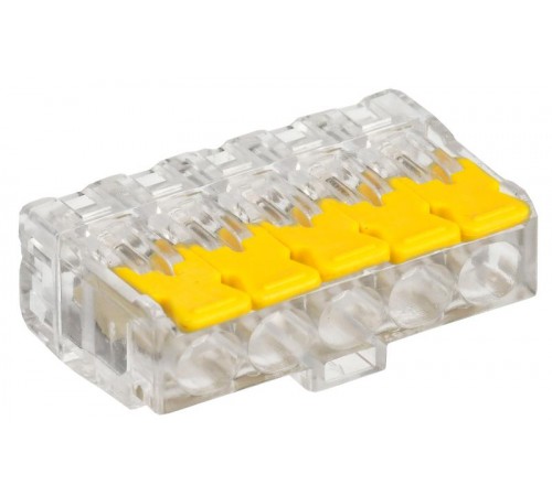 Строительно-монтажная клемма СМК 228-415 (аналог Wago 221-415) (50шт/упак)  UKZ60-415-050  IEK