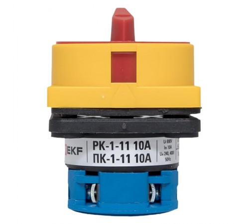 Переключатель кулачковый ПК-1-11 10А 1P "0-1" с блокировкой IP65  PROxima pk-1-11-10-a65 EKF