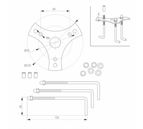 Светильник LGD-STEM-BOLL-H900-10W Warm3000 (GR, 185 deg, 230V) (Arlight, IP65 Металл, 3 года)  029986  Arlight