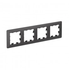 AtlasDesign Air Рамка 4-ая, Базальт / Дымчатый Черный  ATN221404  SE