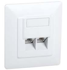 Розетка информац. для внутр. монтажа RJ45 2 порта IDC Dual  CS2-1C5EU-21  ITK
