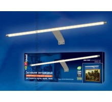 Светильник светодиодный поворотный L=52,5см. ULM-F32-9W/WW IP20 SILVER 3000К корпус алюминий, цвет серебро  08005  Uniel