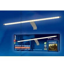 Светильник светодиодный поворотный L=52,5см. ULM-F32-9W/WW IP20 SILVER 3000К корпус алюминий, цвет серебро  08005  Uniel