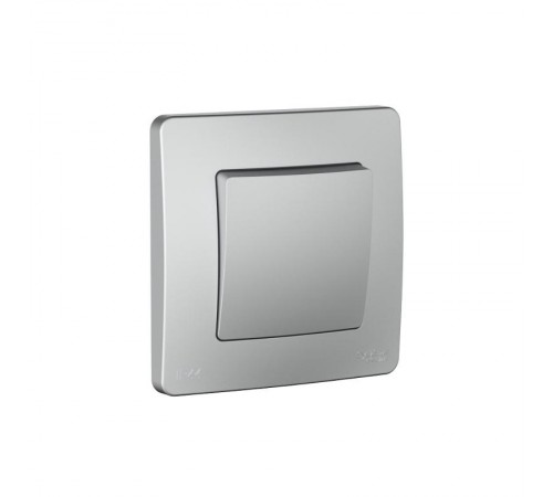 Blanca Алюминий С/У IP44 Переключатель 1-клавишный (сх.6), 10AX, 250В  BLNVS410603   SE