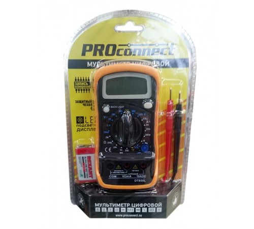 Универсальный мультиметр MAS830L (DT850L) PROconnect  13-3021  PROconnect