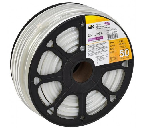 Лента светодиодная "неон" 50м LSR-2835P120-9,6-IP67-220В  LSR5-9-120-67-0-50  IEK