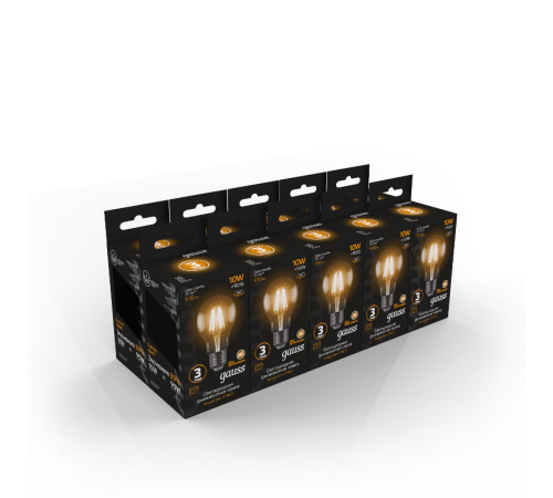 Лампа светодиодная LED 10Вт E27 220В 2700К A60  102802110  Gauss