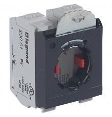 Комплектующий блок для кнопок - Osmoz - для компл. - без подсветки - пружин. клеммы - 2НЗ+3-постовой монтажный адаптер  023106  Legrand