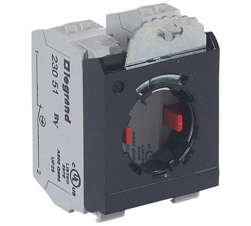 Комплектующий блок для кнопок - Osmoz - для компл. - без подсветки - пружин. клеммы - 2НЗ+3-постовой монтажный адаптер  023106  Legrand