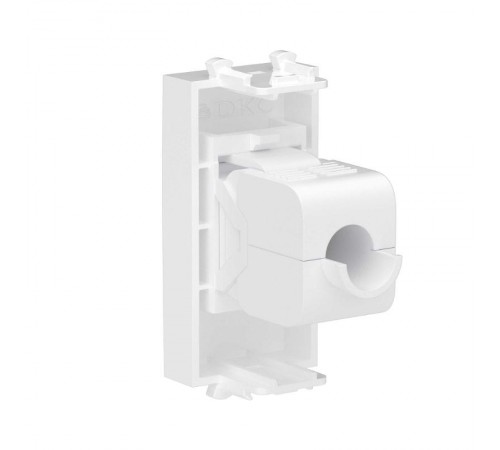 Компьютерная розетка RJ-45 без шторки модульная, кат.5е, "Avanti", "Белое облако", 1 модуль  4400661  DKC