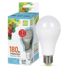 Лампа светодиодная LED-A60-standard 20Вт 230В Е27 4000К 1800Лм  4690612004204  ASD