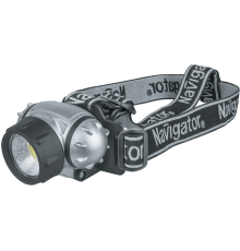 Фонарь налобный NPT-H14-3AAA 3 реж.1 COB LEDx1Вт,блист.  61437  Navigator